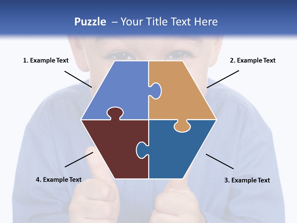 Face Hispanic White PowerPoint Template