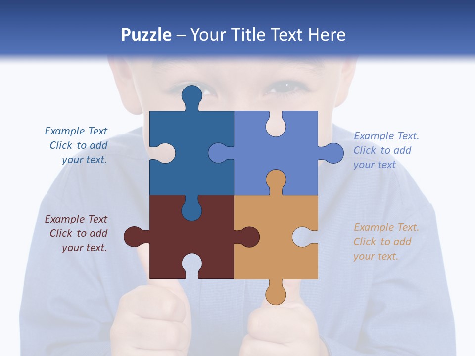 Face Hispanic White PowerPoint Template