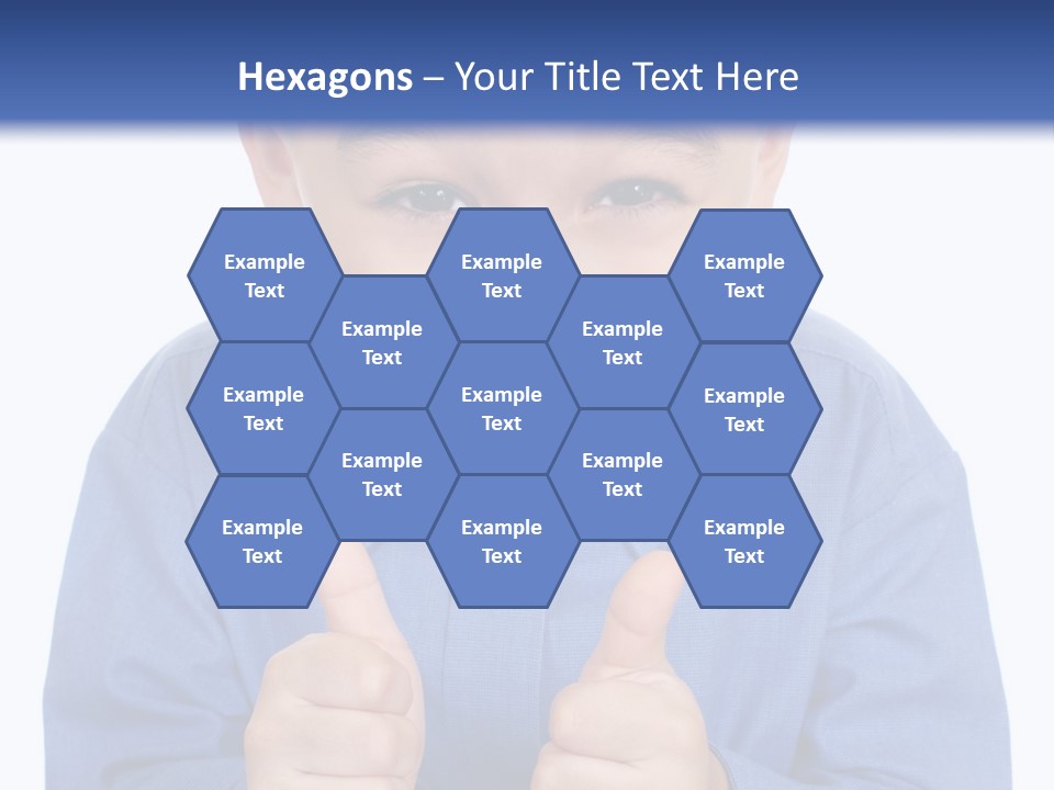 Face Hispanic White PowerPoint Template