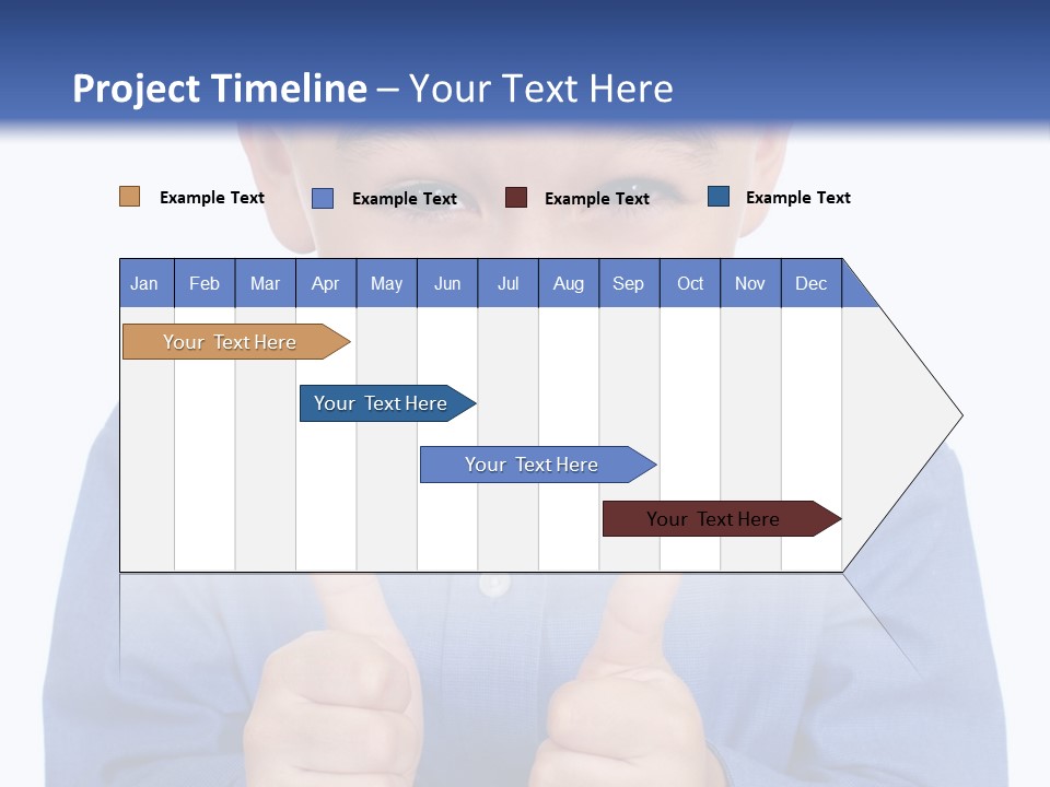 Face Hispanic White PowerPoint Template
