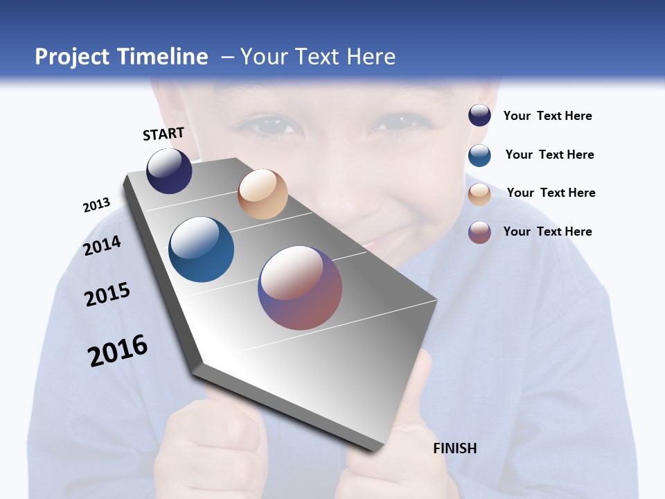 Face Hispanic White PowerPoint Template
