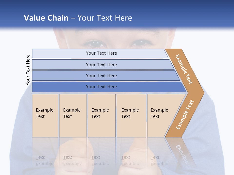 Face Hispanic White PowerPoint Template