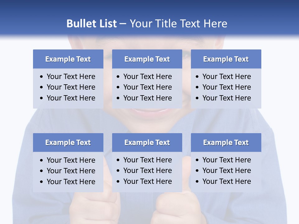 Face Hispanic White PowerPoint Template