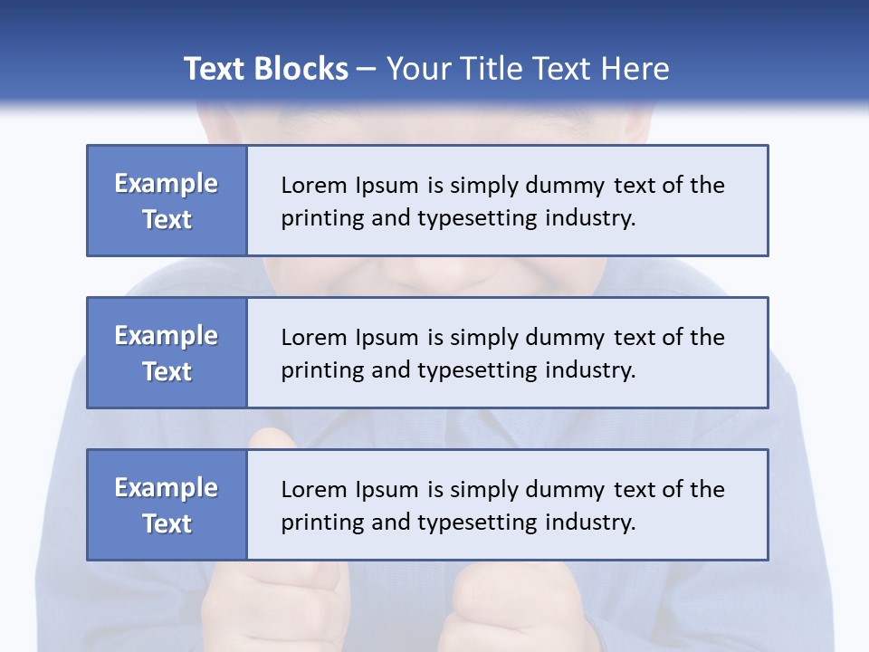 Face Hispanic White PowerPoint Template