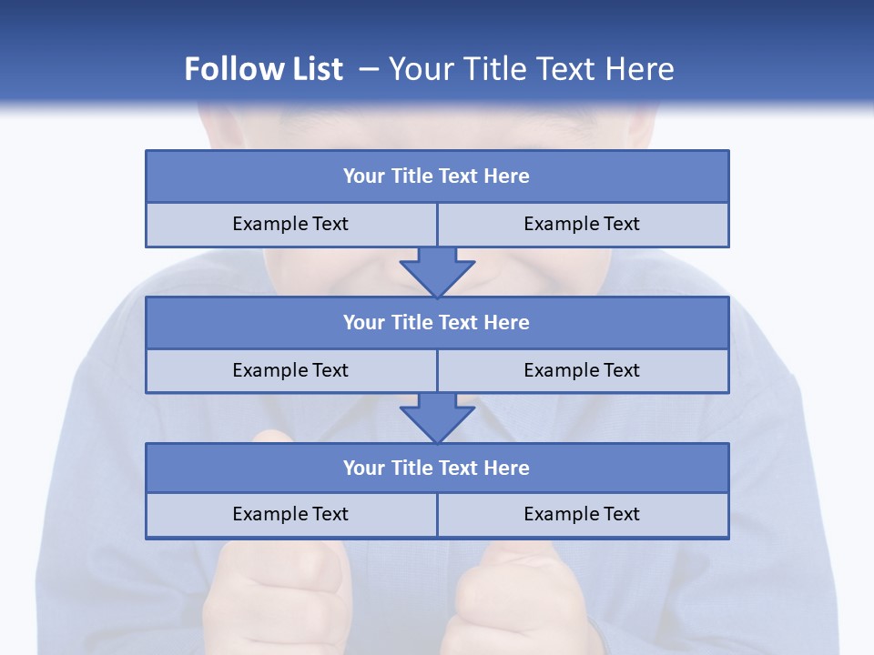 Face Hispanic White PowerPoint Template
