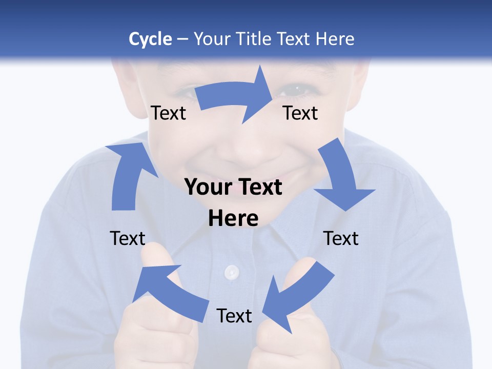 Face Hispanic White PowerPoint Template