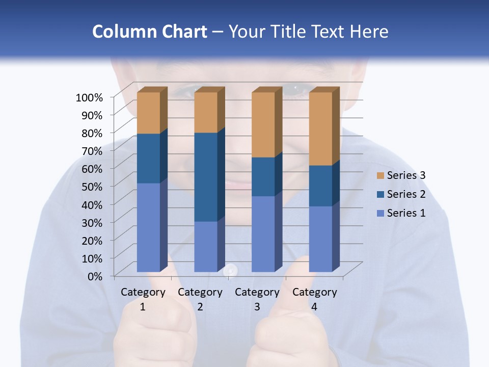 Face Hispanic White PowerPoint Template