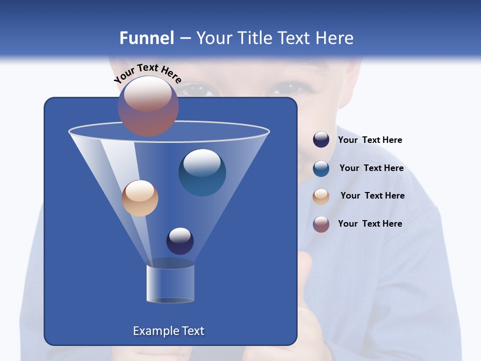 Face Hispanic White PowerPoint Template