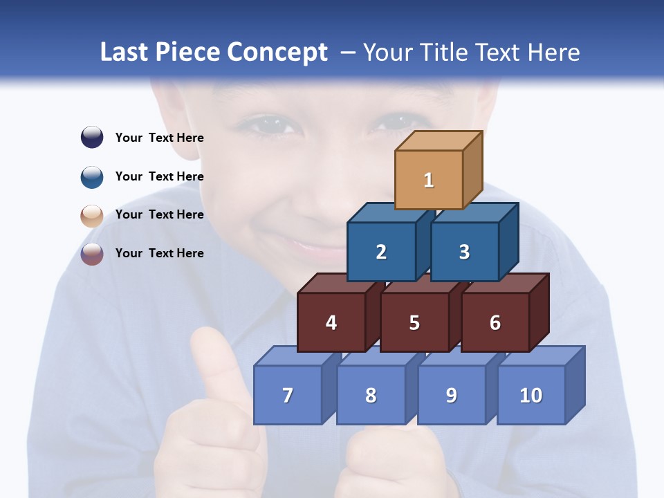 Face Hispanic White PowerPoint Template