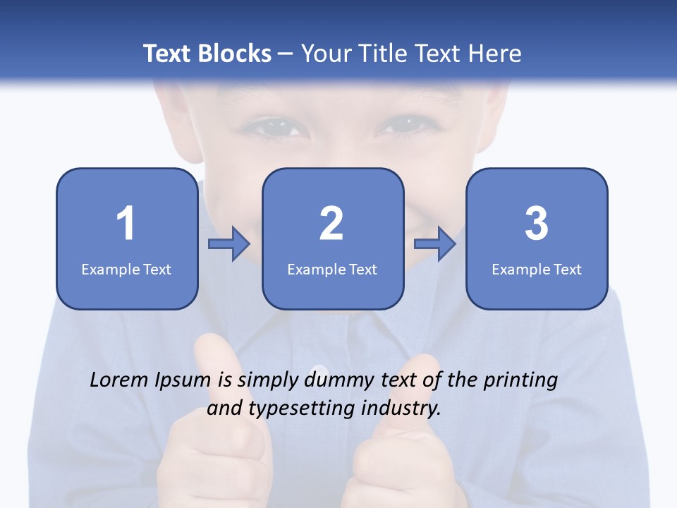 Face Hispanic White PowerPoint Template