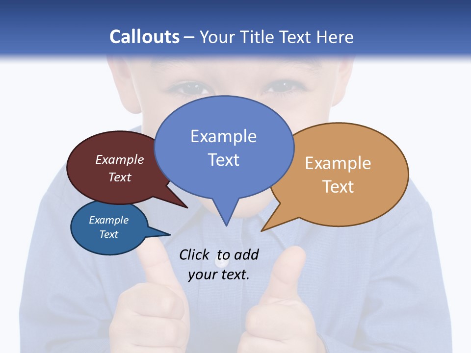 Face Hispanic White PowerPoint Template