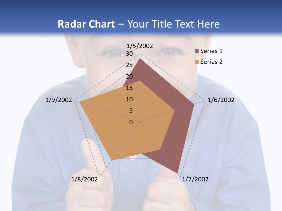 Face Hispanic White PowerPoint Template