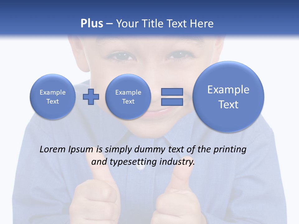 Face Hispanic White PowerPoint Template