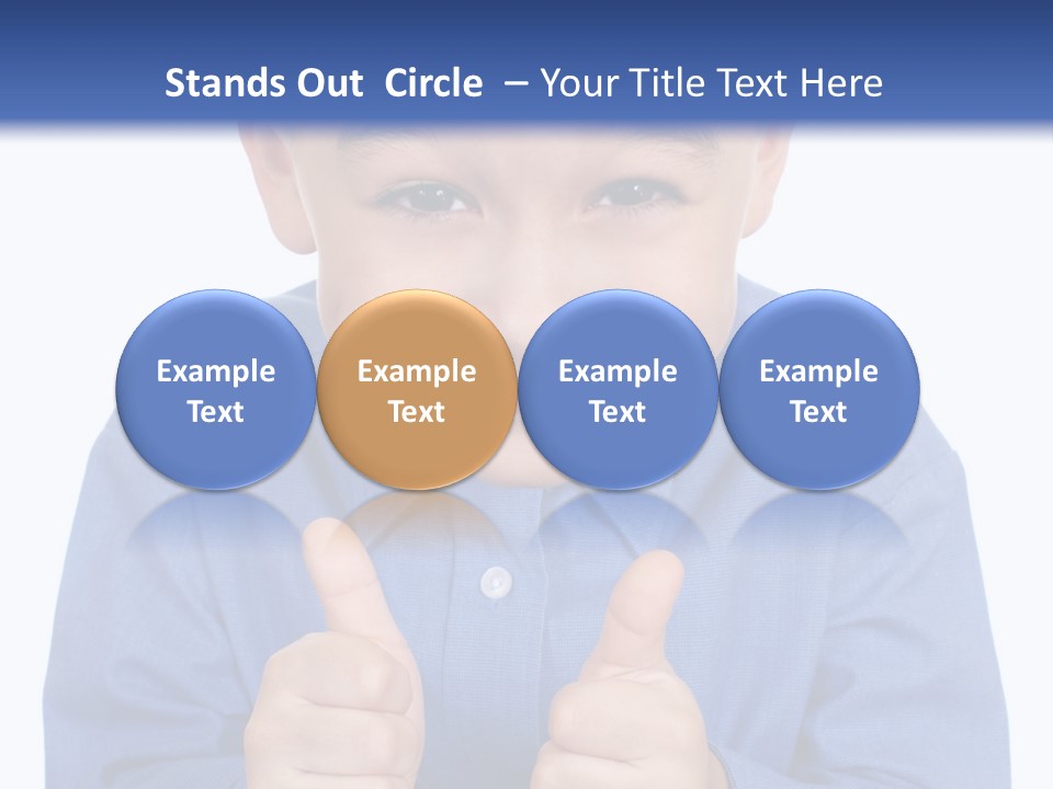 Face Hispanic White PowerPoint Template