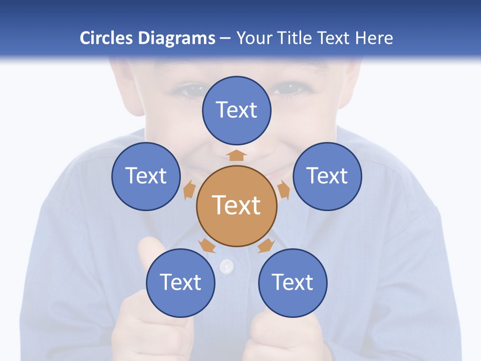 Face Hispanic White PowerPoint Template