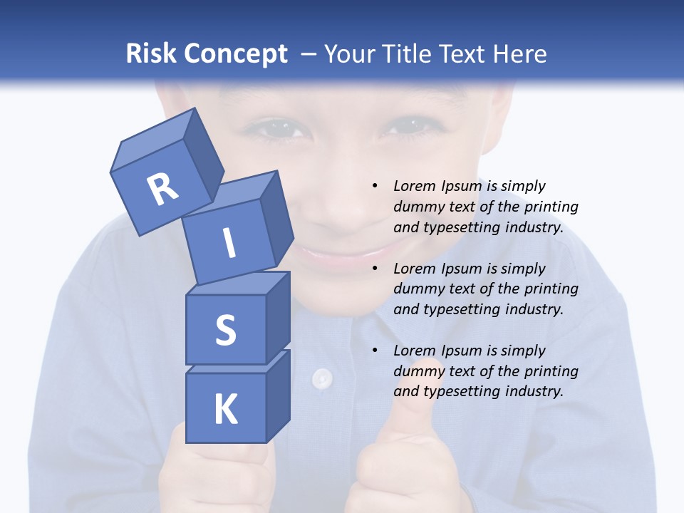 Face Hispanic White PowerPoint Template