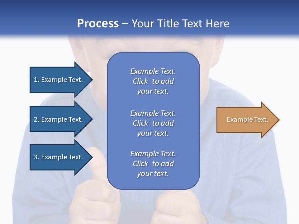 Face Hispanic White PowerPoint Template