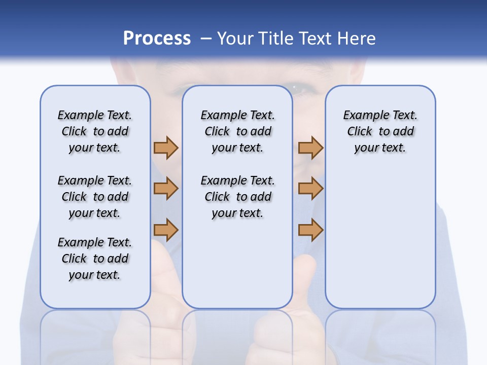Face Hispanic White PowerPoint Template