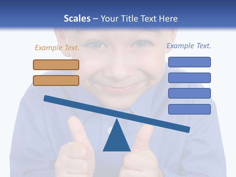 Face Hispanic White PowerPoint Template