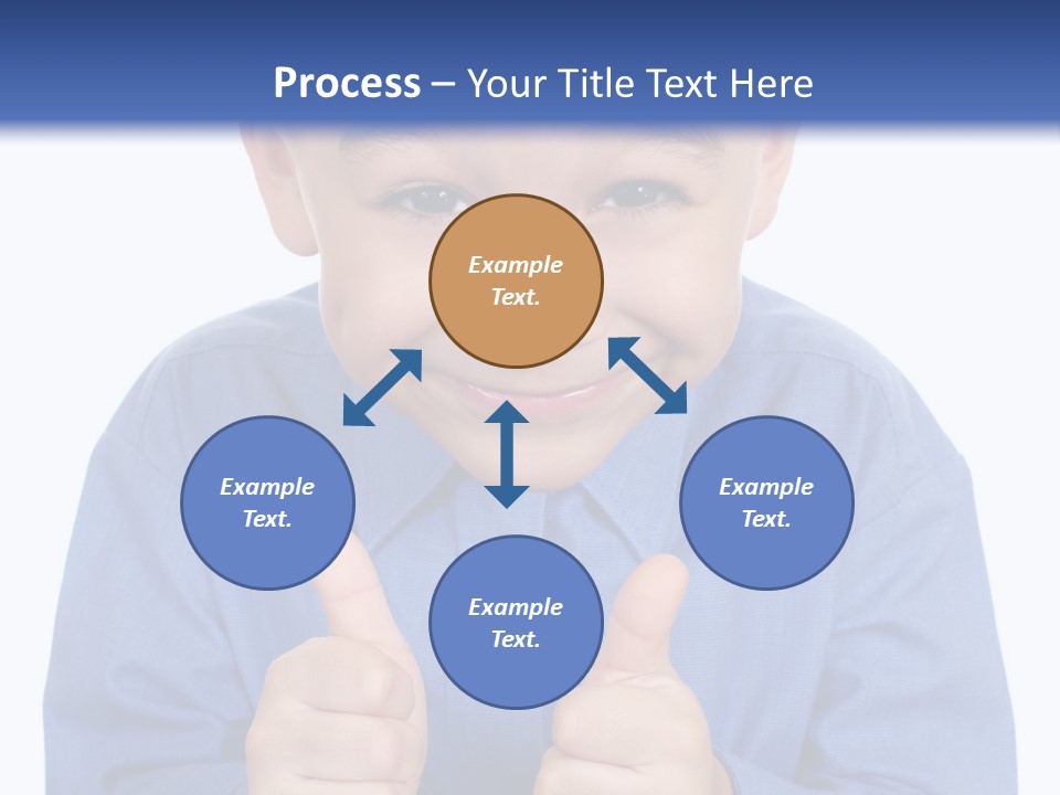 Face Hispanic White PowerPoint Template