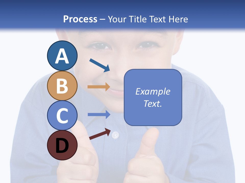 Face Hispanic White PowerPoint Template