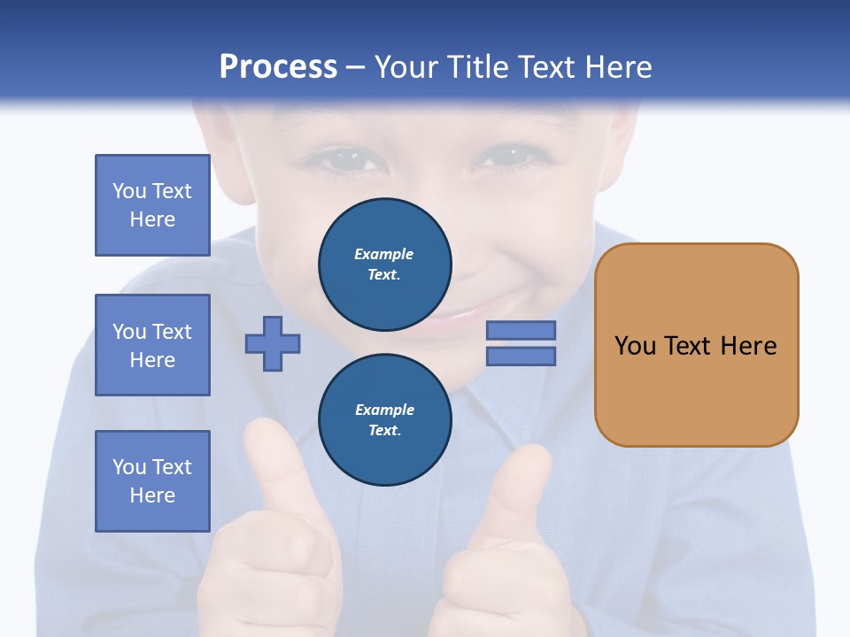 Face Hispanic White PowerPoint Template