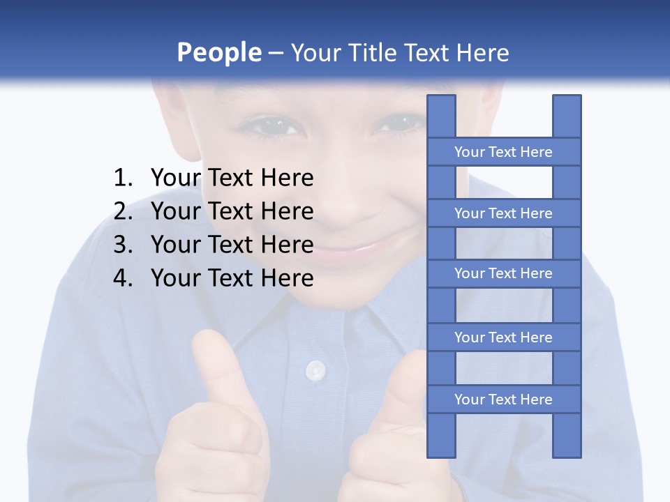 Face Hispanic White PowerPoint Template