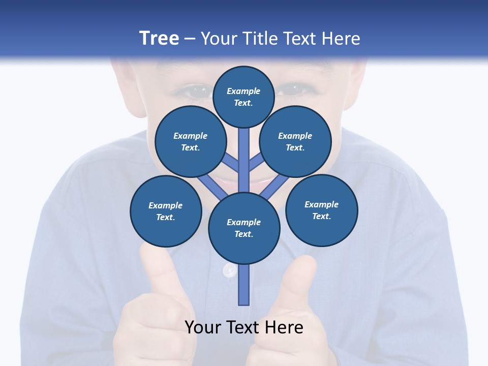 Face Hispanic White PowerPoint Template