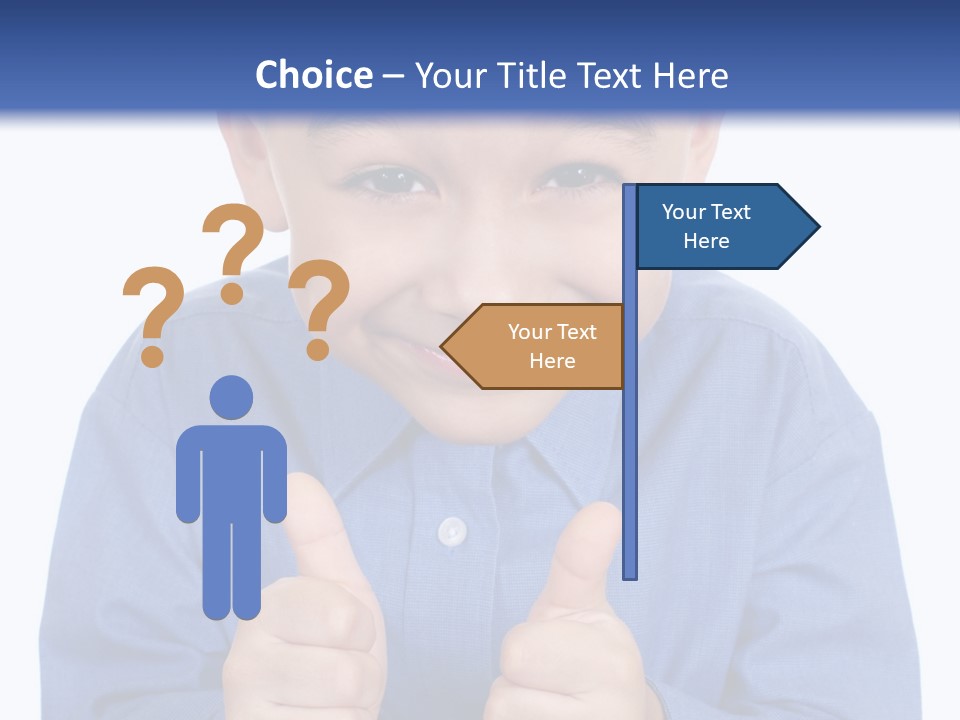 Face Hispanic White PowerPoint Template