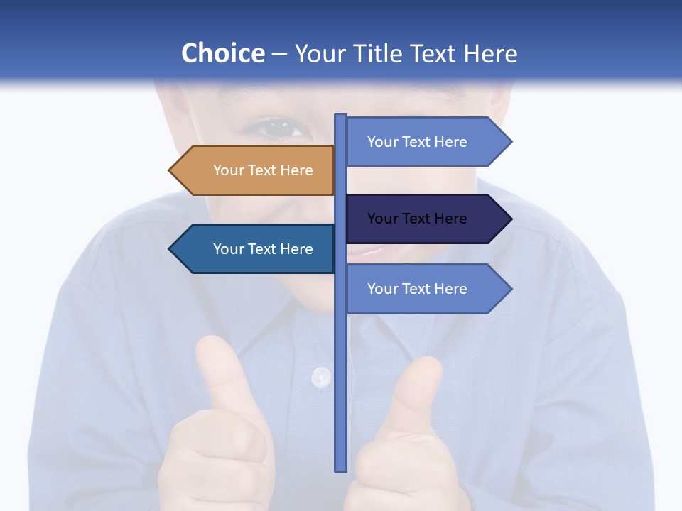 Face Hispanic White PowerPoint Template