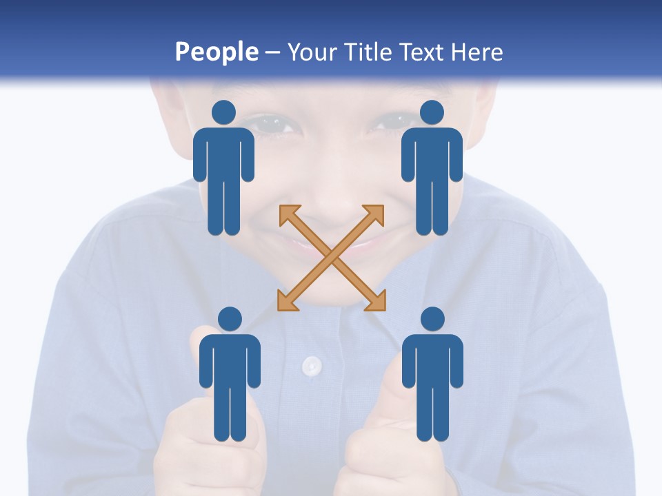 Face Hispanic White PowerPoint Template