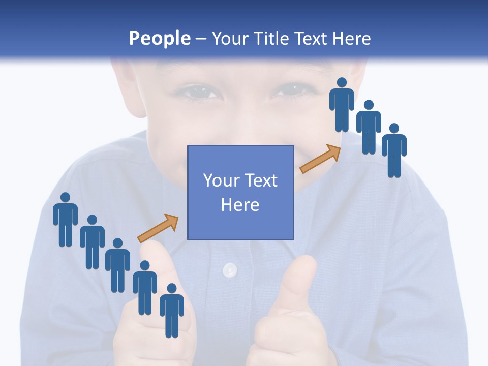 Face Hispanic White PowerPoint Template