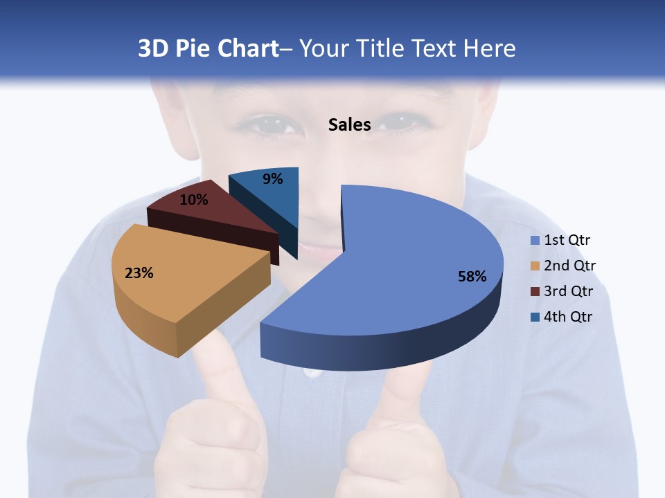 Face Hispanic White PowerPoint Template