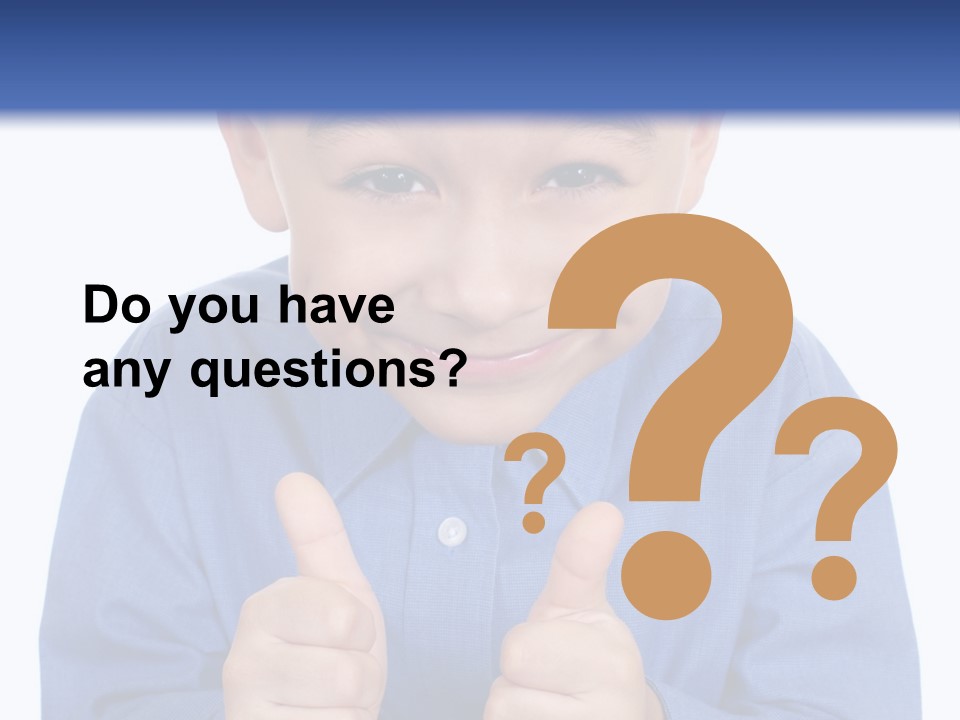 Face Hispanic White PowerPoint Template