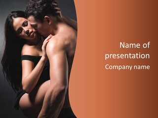 Long Sexy Fashion PowerPoint Template