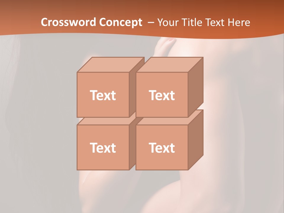Long Sexy Fashion PowerPoint Template