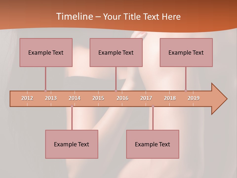 Long Sexy Fashion PowerPoint Template