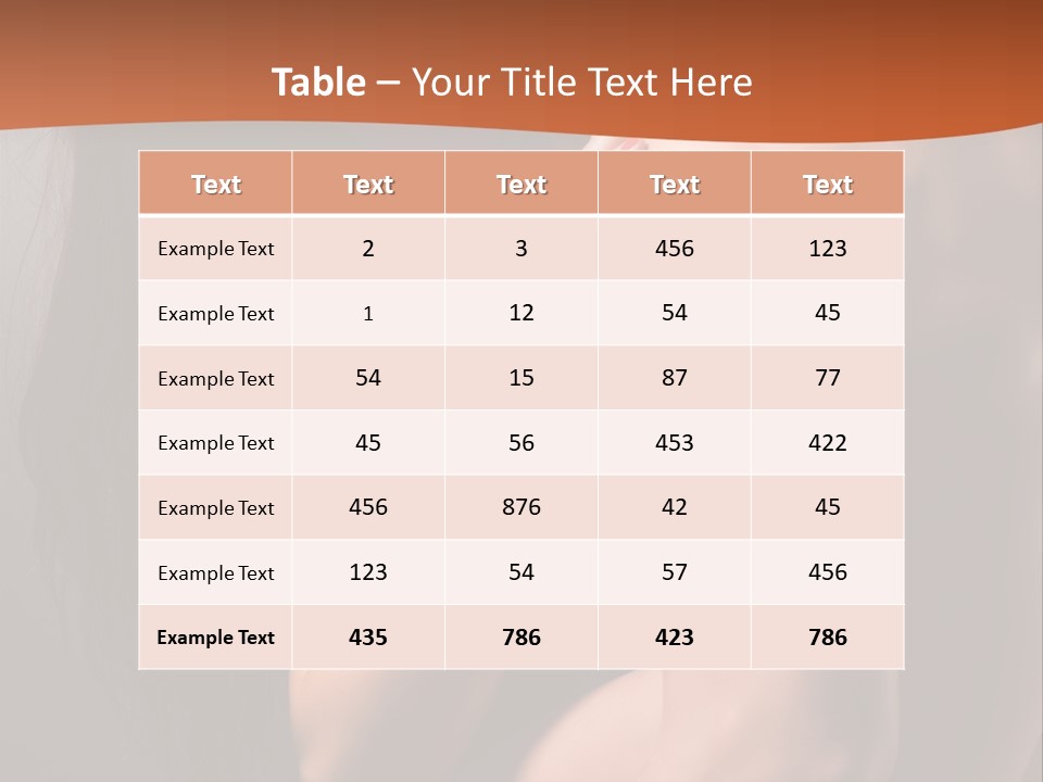 Long Sexy Fashion PowerPoint Template