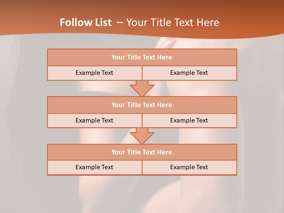 Long Sexy Fashion PowerPoint Template