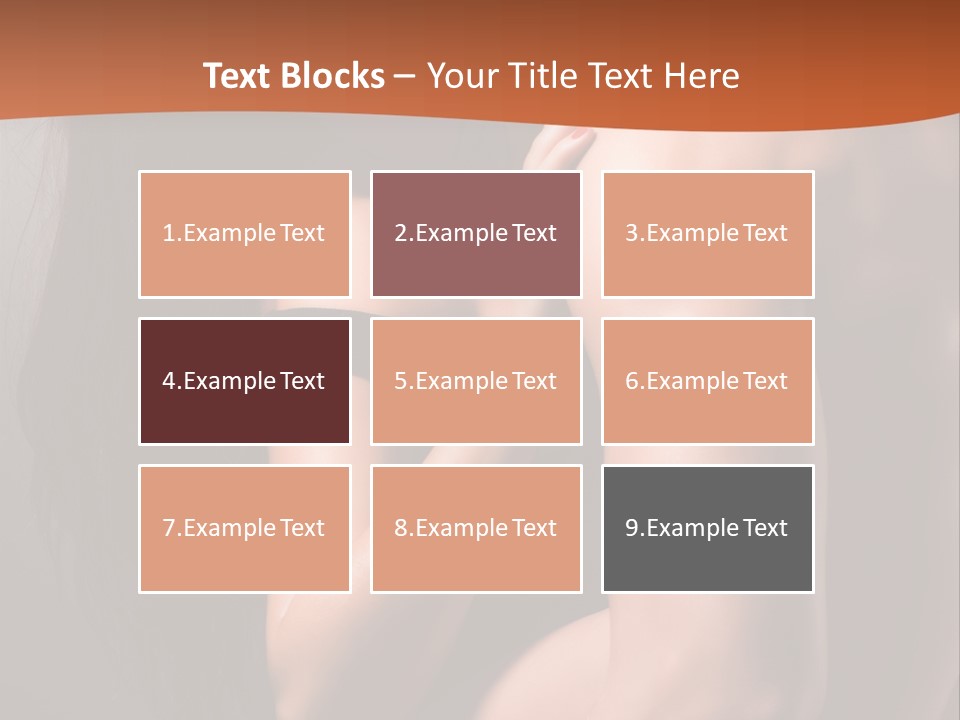 Long Sexy Fashion PowerPoint Template