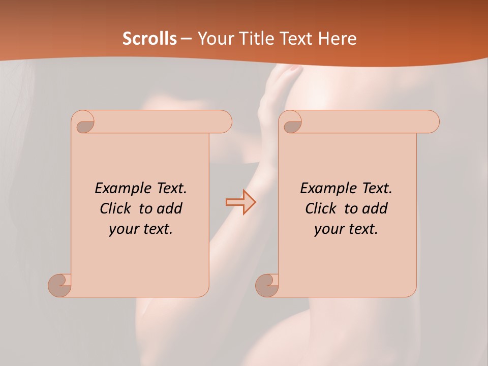 Long Sexy Fashion PowerPoint Template