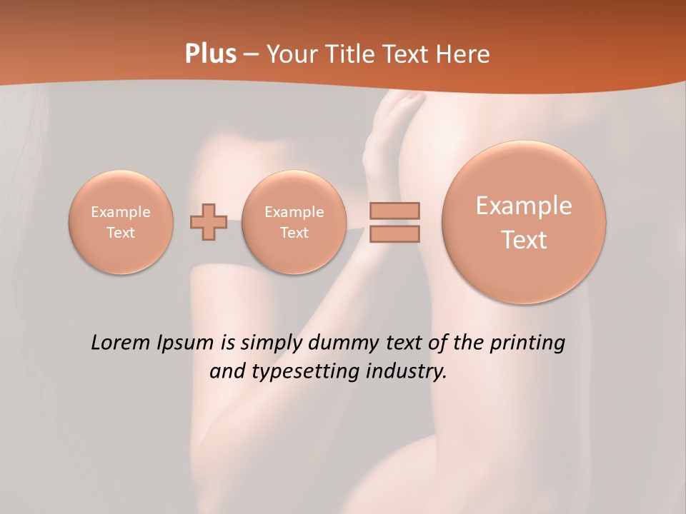 Long Sexy Fashion PowerPoint Template