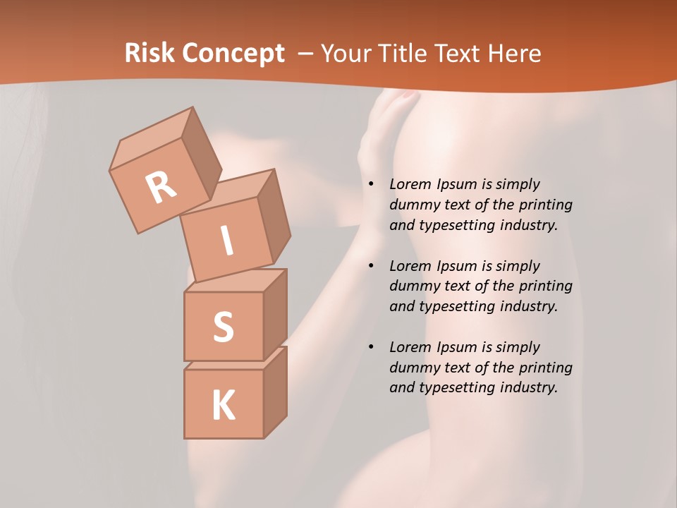 Long Sexy Fashion PowerPoint Template