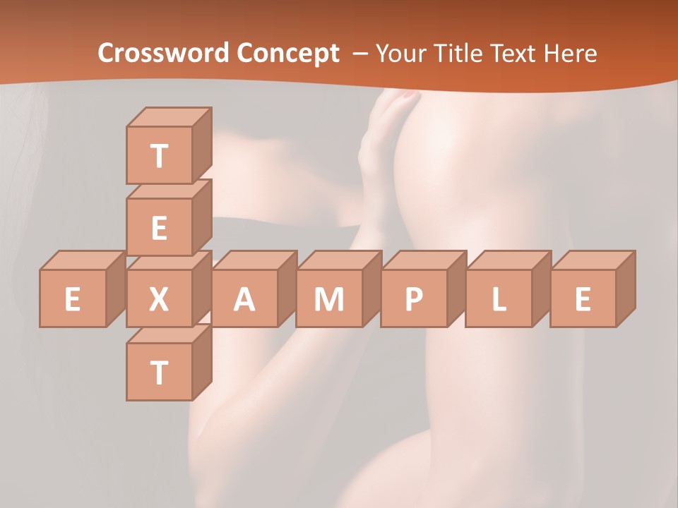 Long Sexy Fashion PowerPoint Template