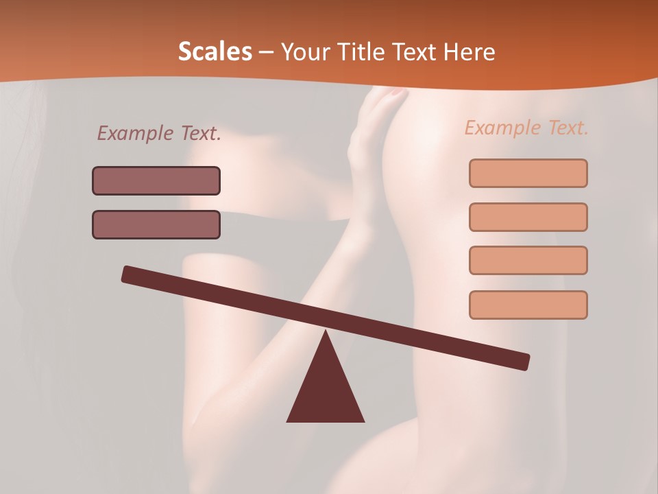 Long Sexy Fashion PowerPoint Template