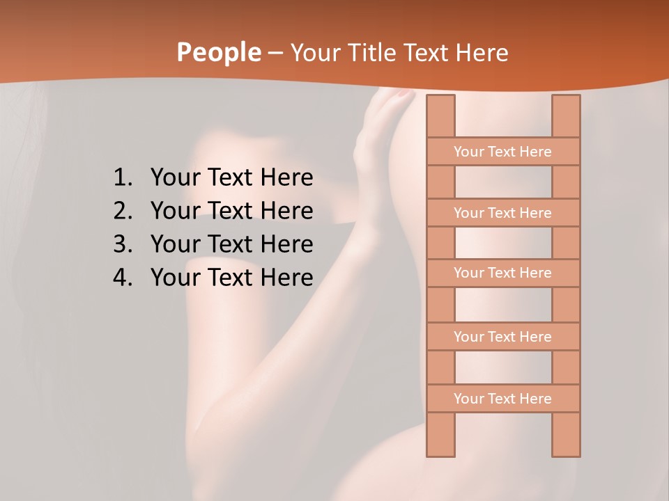 Long Sexy Fashion PowerPoint Template