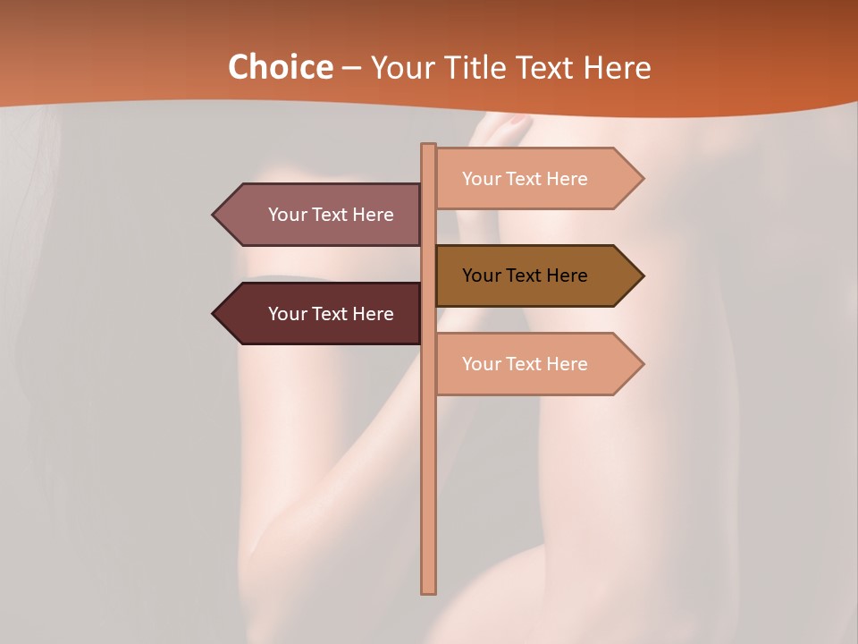 Long Sexy Fashion PowerPoint Template