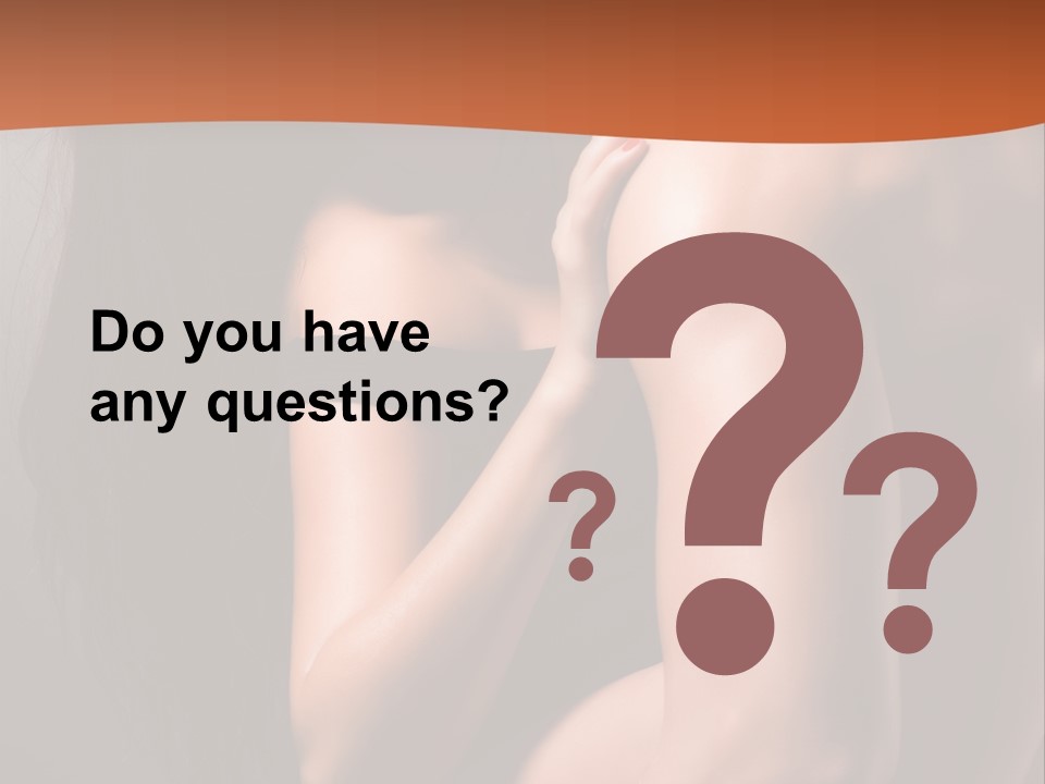 Long Sexy Fashion PowerPoint Template