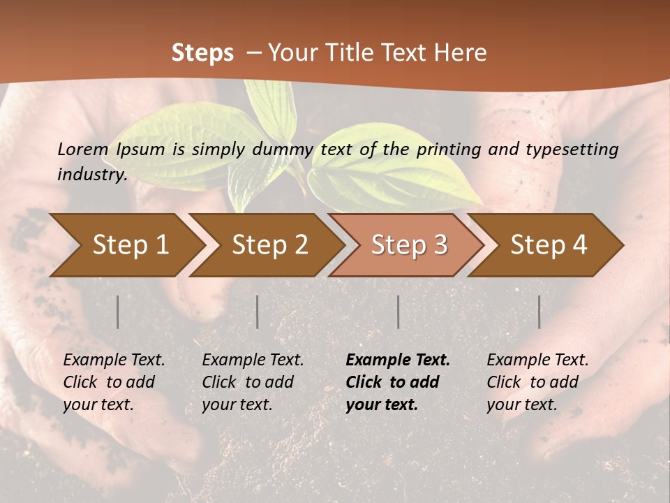 Carrying Care Life PowerPoint Template