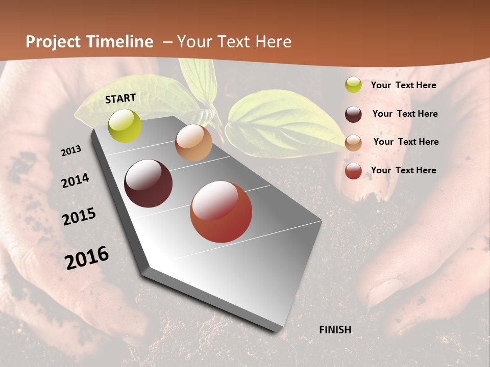 Carrying Care Life PowerPoint Template
